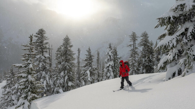 Backcountry skiing hut trip in Whistler, BC