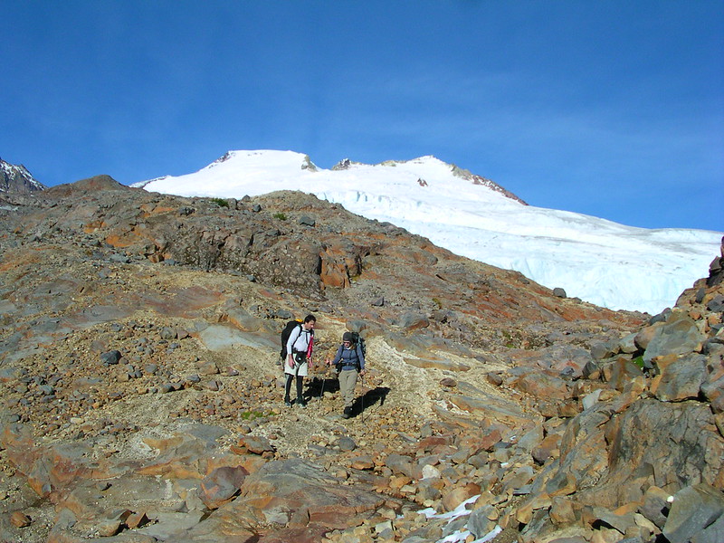 Some climbers on Mount Baker’s Easton Glacier