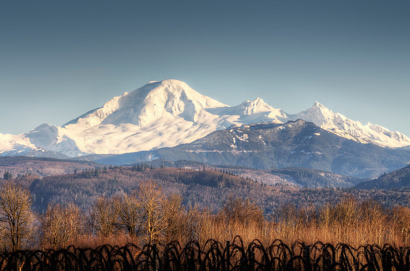 A vista of Mount Baker