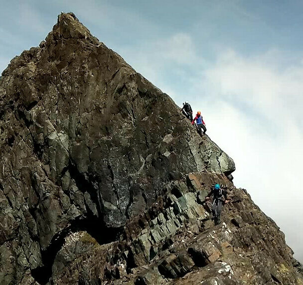 Mountaineering on the Cuillin Ridge