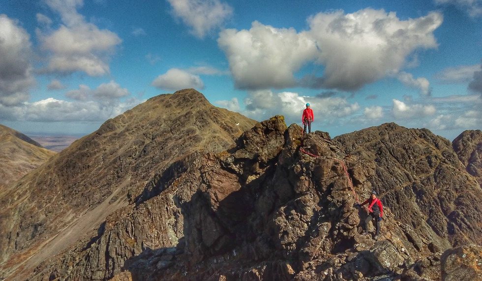 Mountaineering on the Cuillin Ridge
