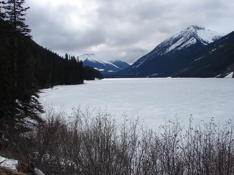 Duffey Lake and the surrounding mountains