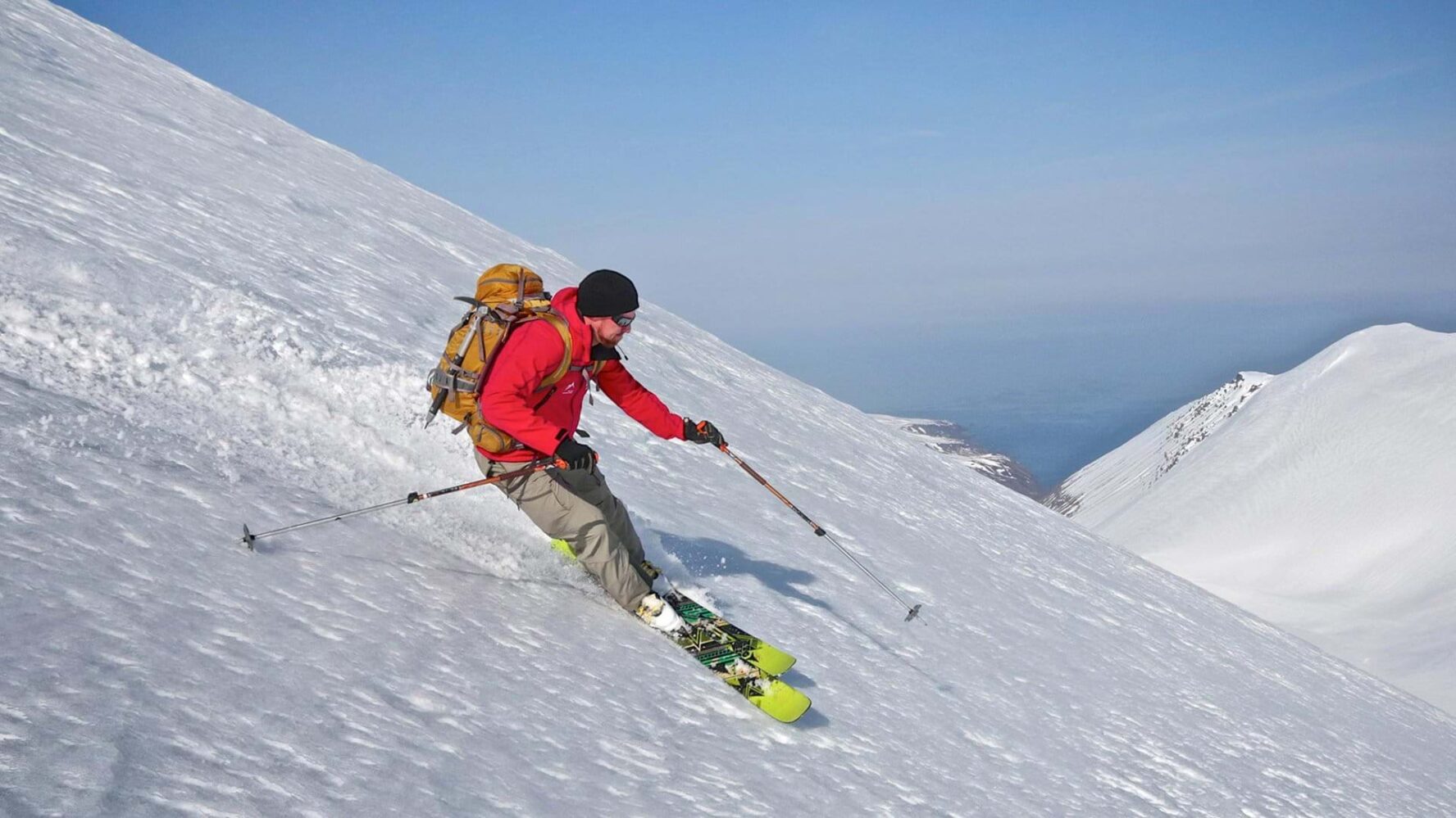 Icelandic volcano peaks present the ultimate backcountry adventure