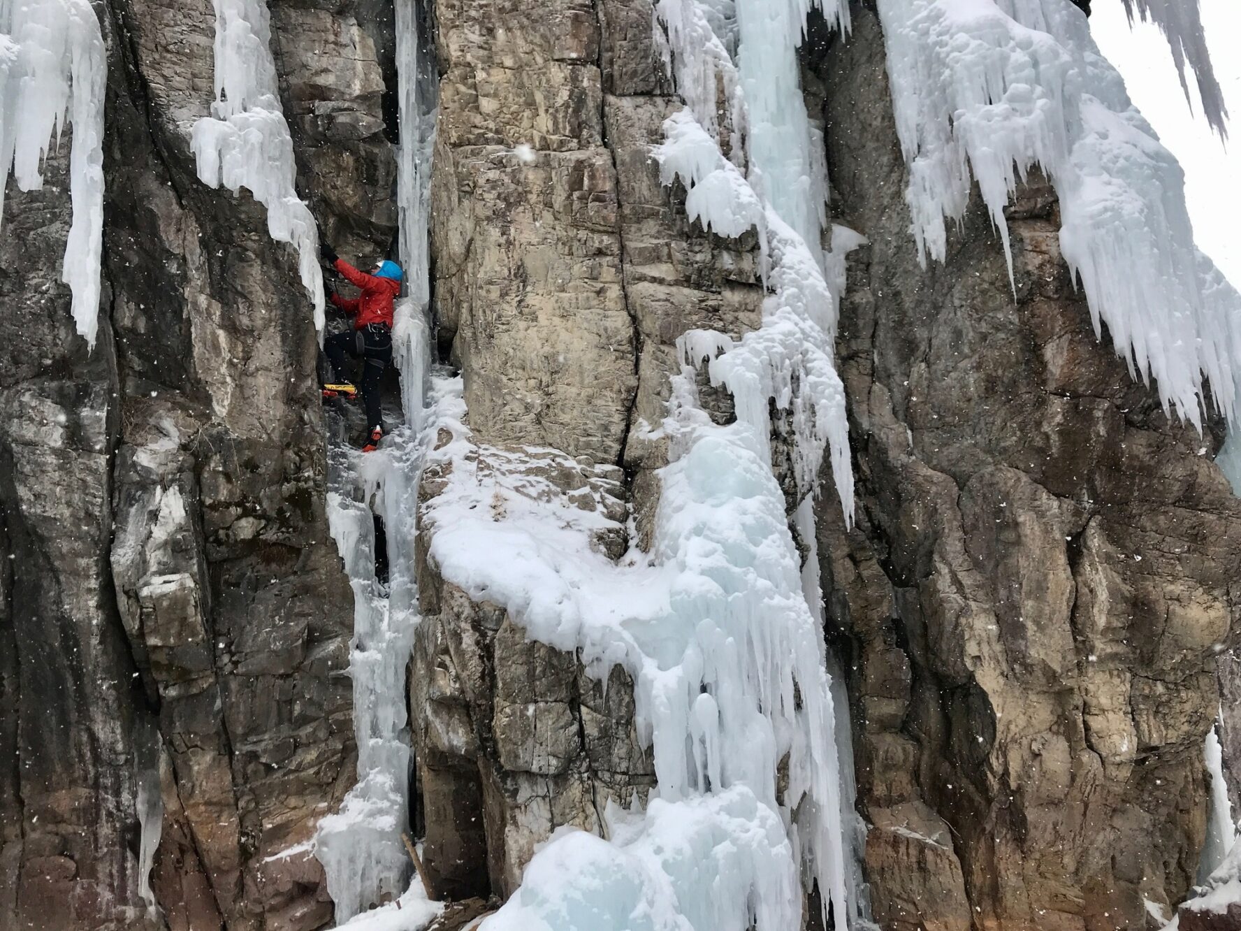 Mixed climbing in Ouray
