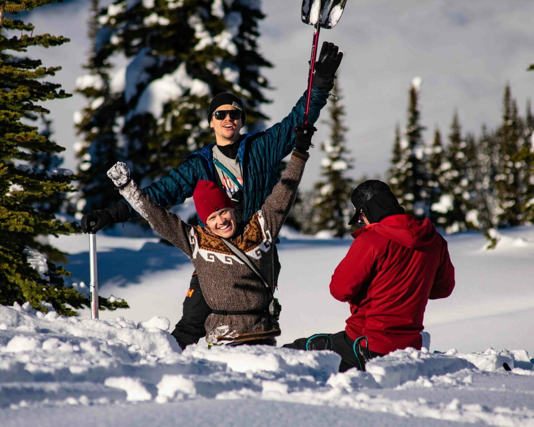 Participants in Whistler during their field day