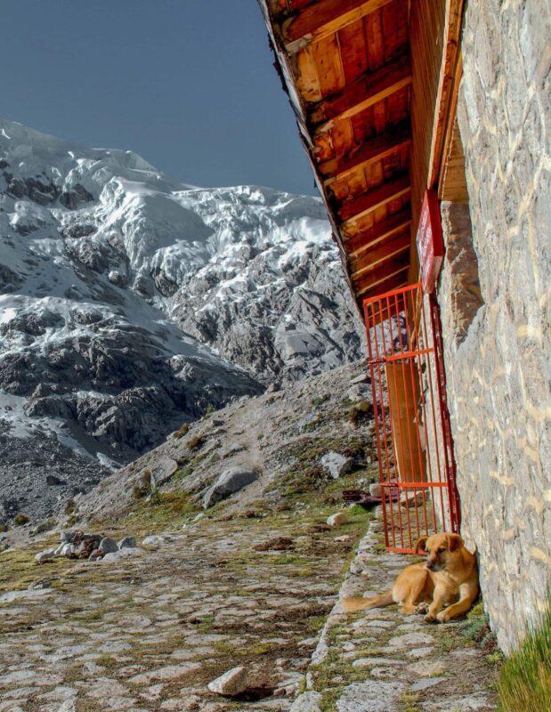 A house in the mountains in Peru