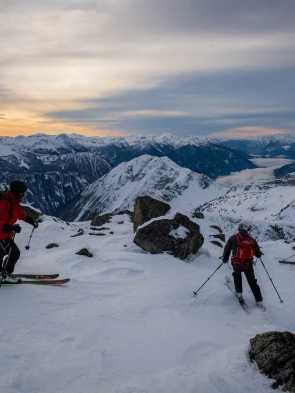 Heli-Accessed Ski Touring in the Tantalus Range