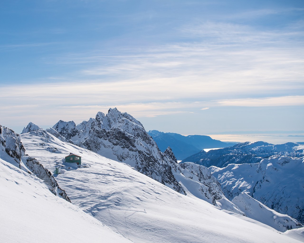 A cabin near Whistler in British Columbia