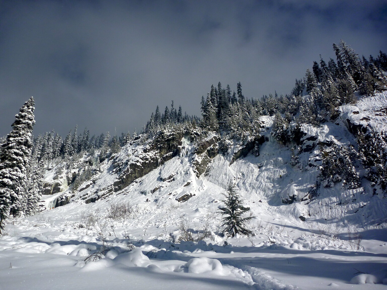 The scenery in Alpental, Washington