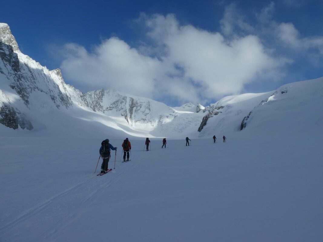 Backcountry skiing tour in Chamonix