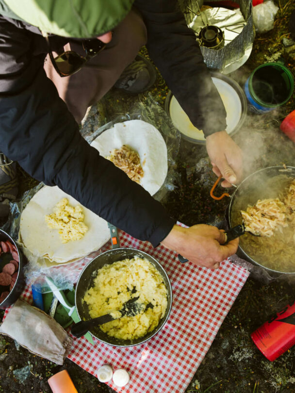 Fast packing in Lake Clark National Park, Alaska