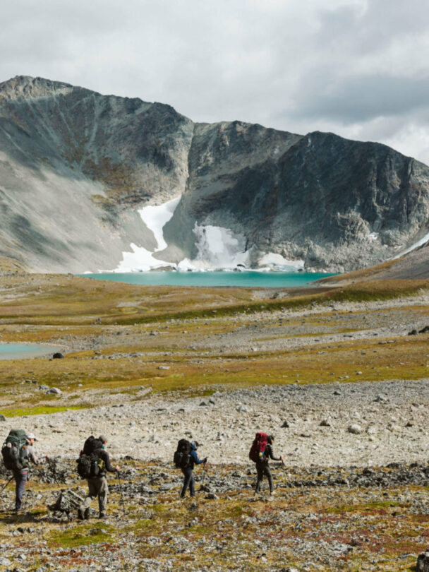 Fast packing in Lake Clark National Park, Alaska