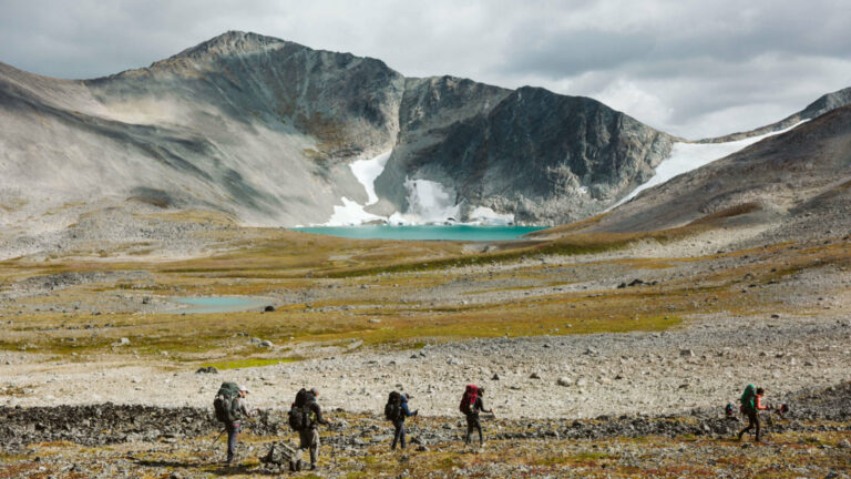 Fast packing in Lake Clark National Park, Alaska