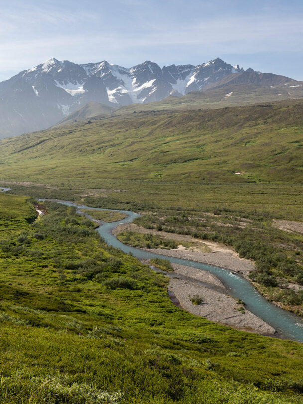 Fast packing in Lake Clark National Park, Alaska