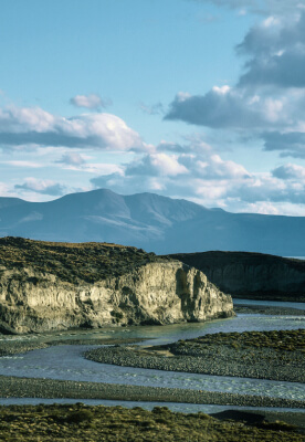 Landscape view by Los Glaciares National Park in Argentina.