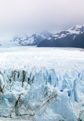 Perito Moreno Icefield and glacier is located in Argentina's Los Glaciares National Park and is the third largest reserve of fresh water in the world.