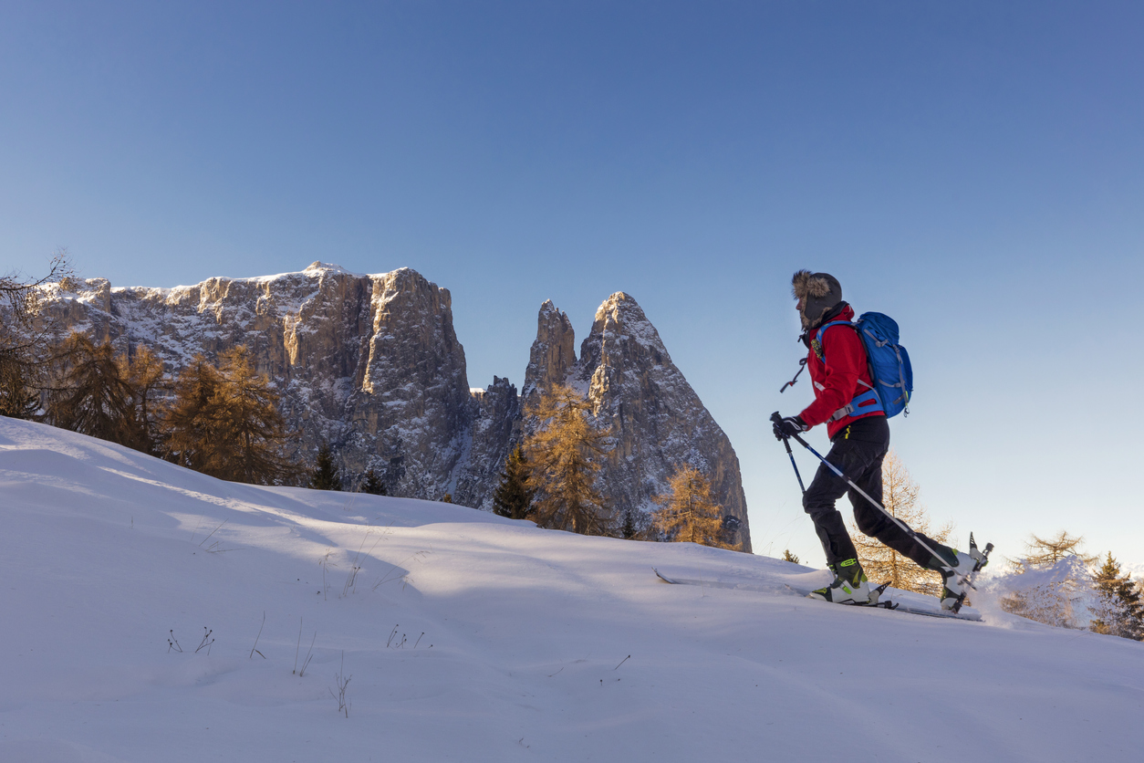 Ski touring around the Dolomites