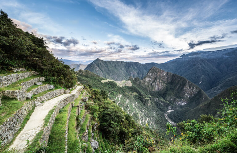 The Sun Gate or Intipunku is believed to have been a control gate for the people who entered Machu Picchu.