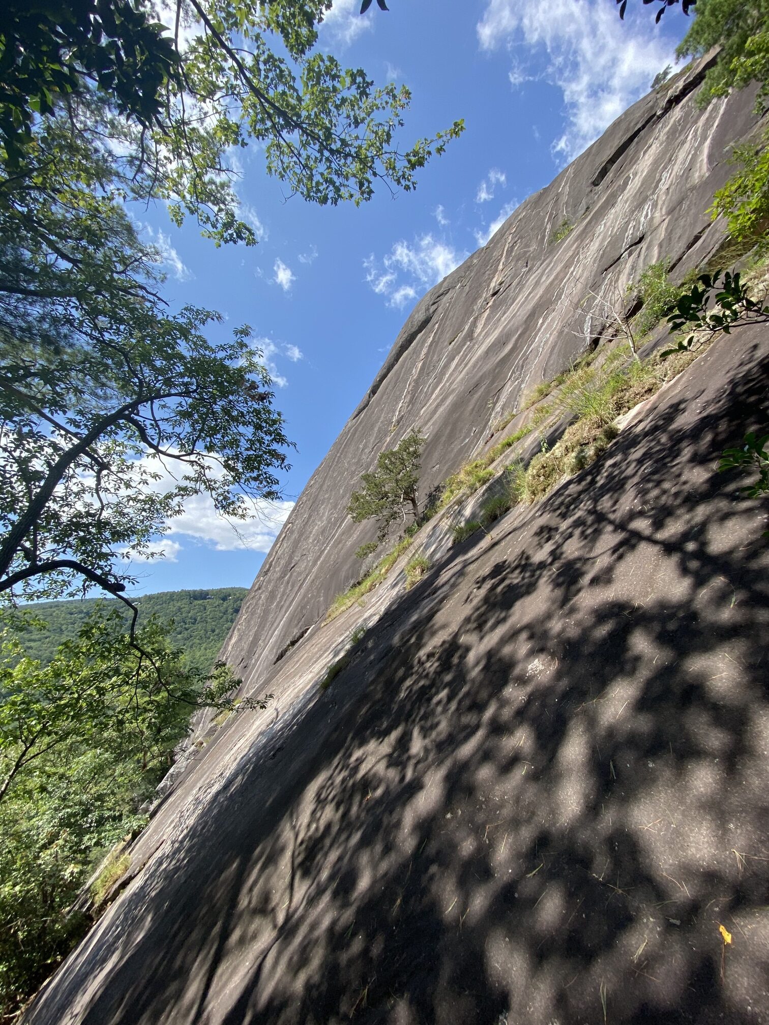 An autumn day checking out the slabs on Laurel Knob in North Carolina.