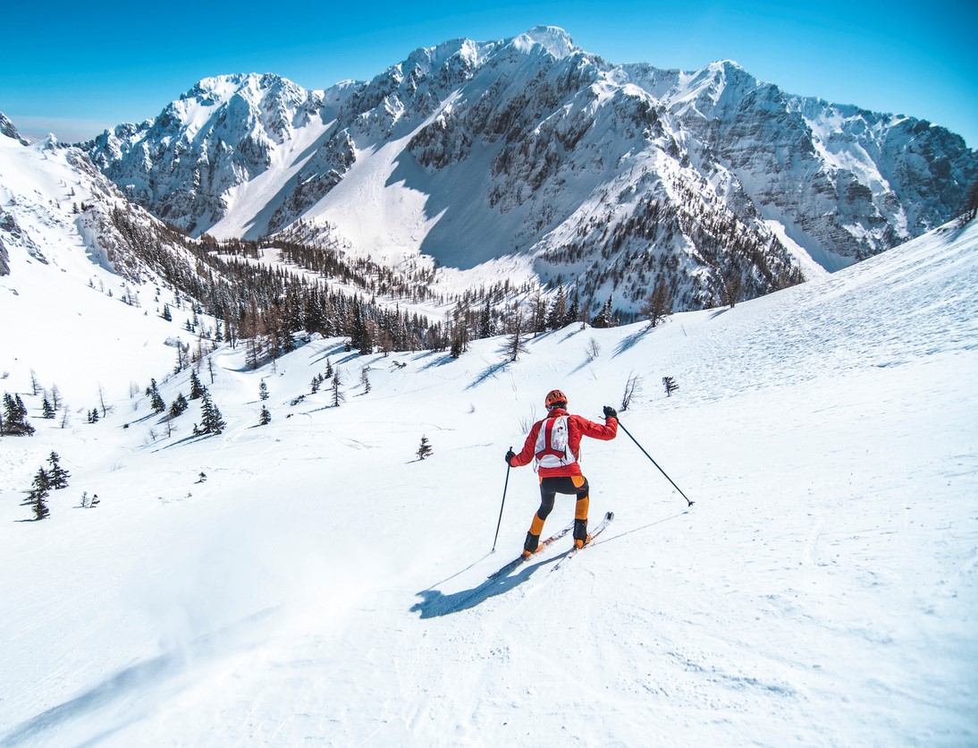 Skiing the Marmolada Glacier and the Dolomites