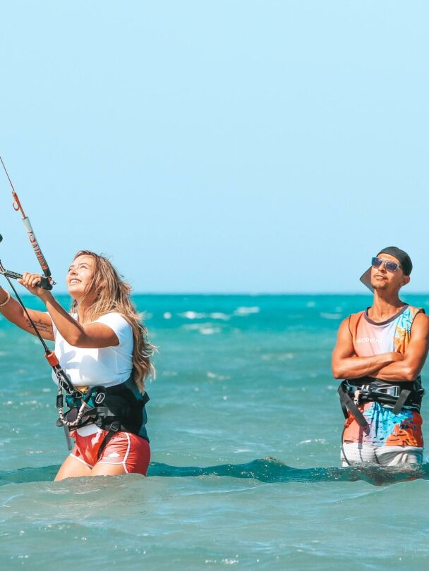 Kitesurfing in Hurghada, Egypt
