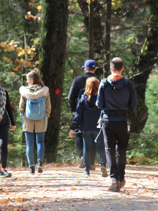 Hiking in the Shawangunks Mountains, New York, with a guide