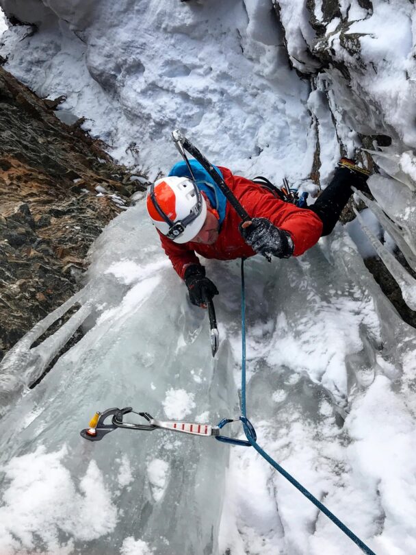 Backcountry ice climbing in Ouray and Silverton, Colorado