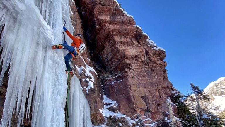 Backcountry ice climbing in Ouray and Silverton, Colorado