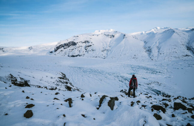 Hiking Iceland’s winter wilderness