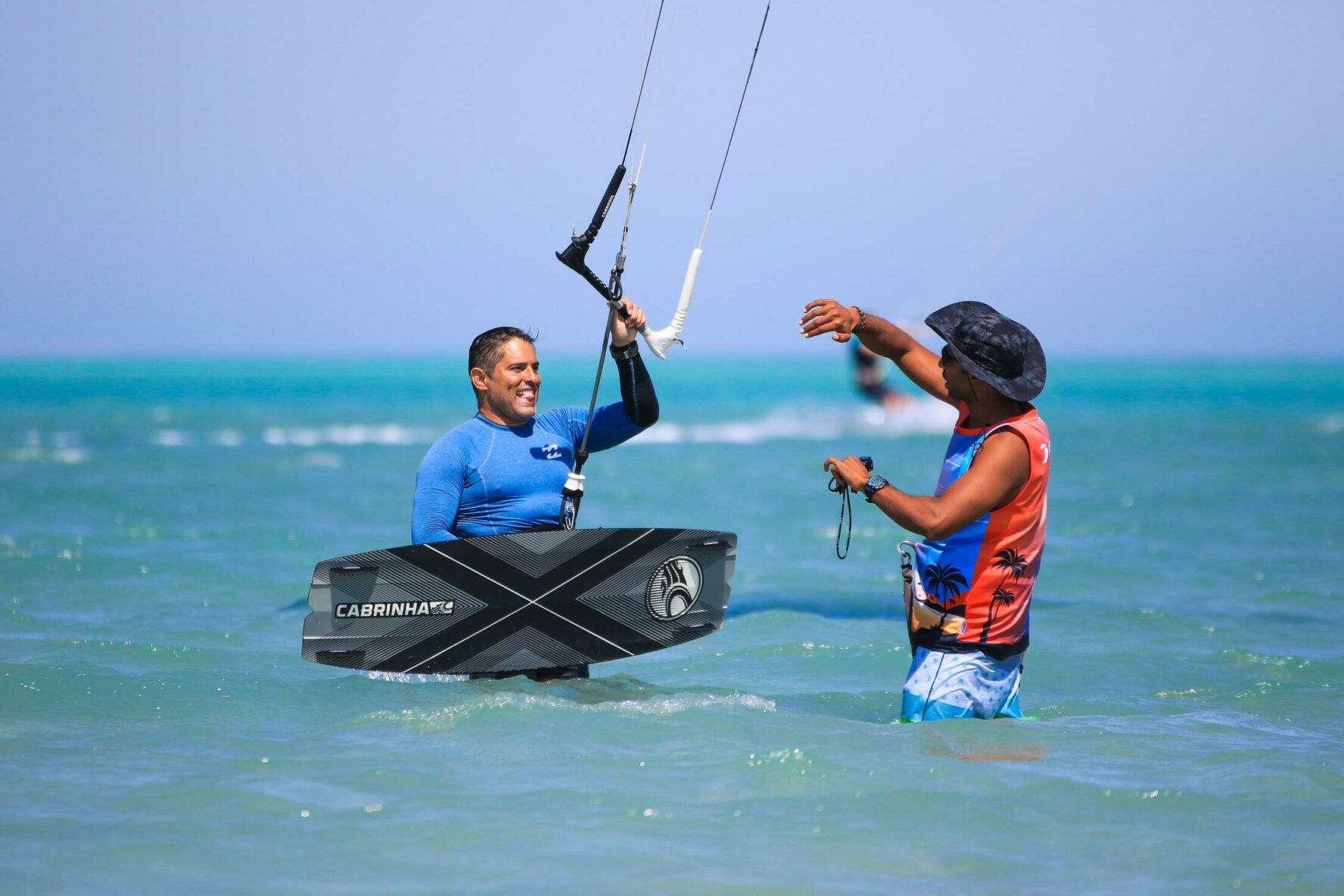 A kitesurfer and guide in El Gouna