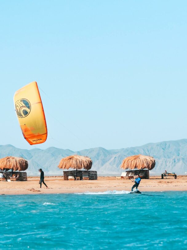 Kitesurfing in El Gouna, Egypt