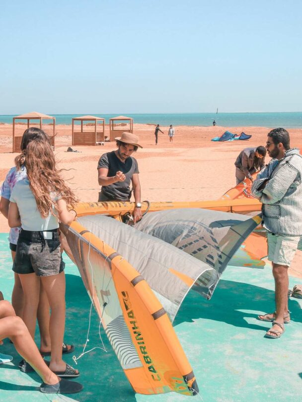 Kitesurfing in El Gouna, Egypt