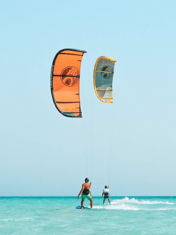 Kitesurfing in El Gouna, Egypt