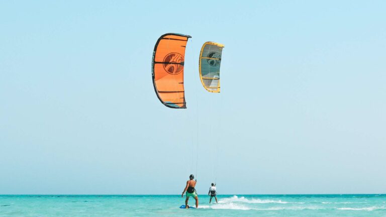 Kitesurfing in El Gouna, Egypt