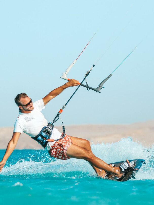 Kitesurfing in Hurghada, Egypt