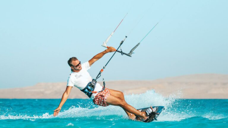 Kitesurfing in Hurghada, Egypt