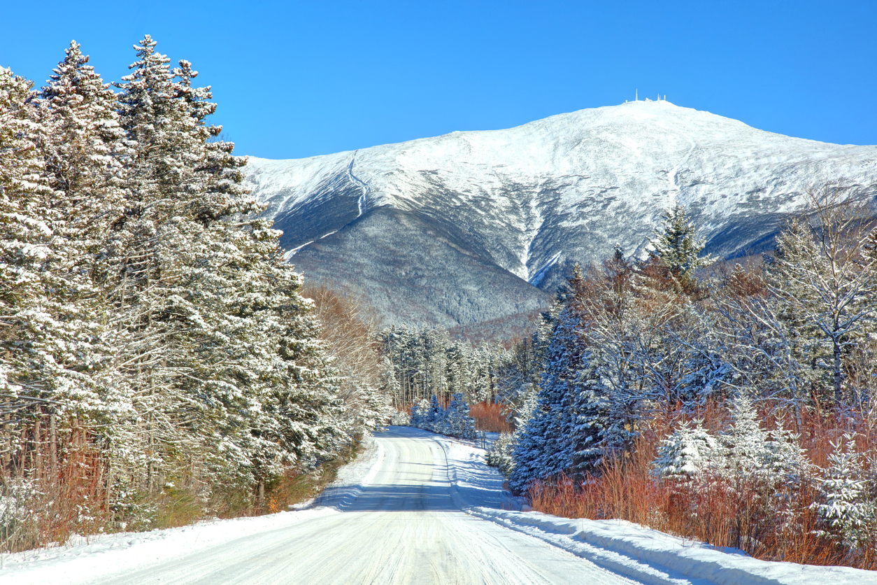 Mount Washington is the most prominent part of the White Mountains in New Hampshire