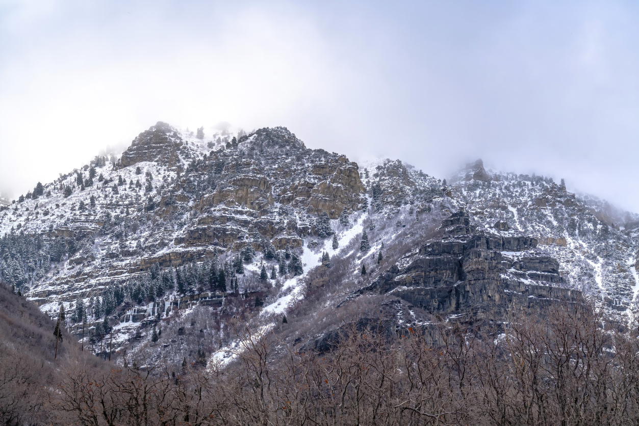 The scenery of Provo Canyon