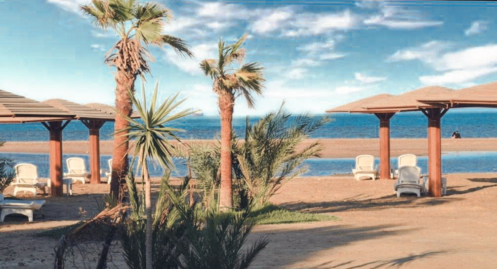 The scenery in Safaga, Egypt