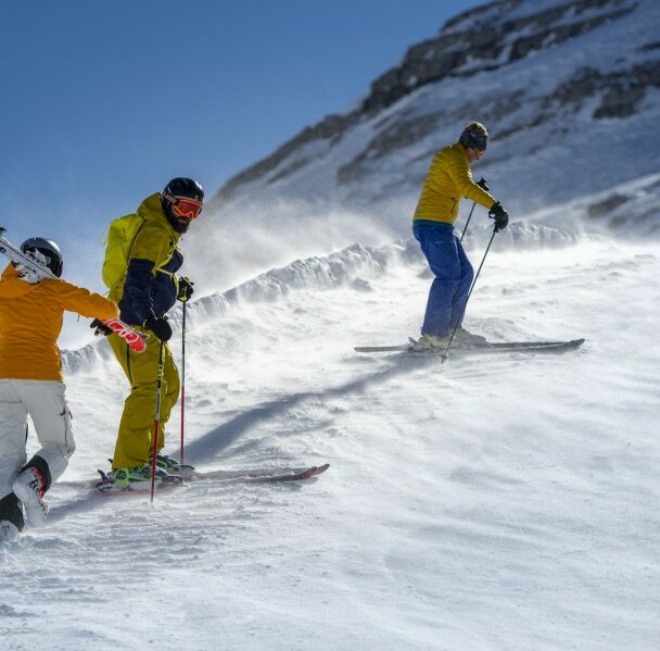 Skiing the Marmolada Glacier and the Dolomites
