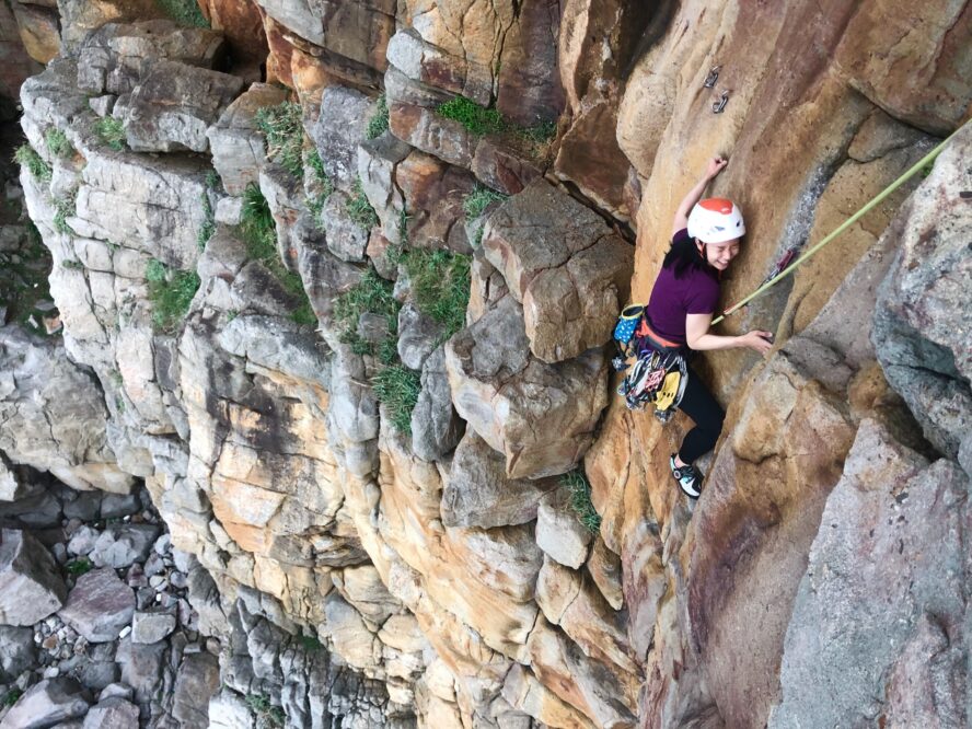 A happy climber is a good climber!