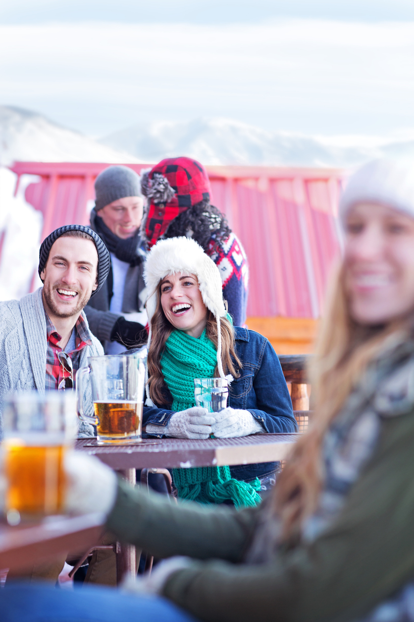 The apres ski scene is lively in Jackson Hole.