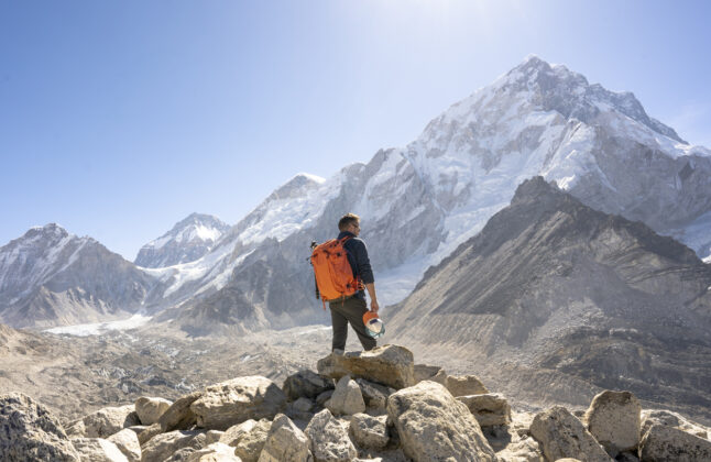 Hiking the Everest Base Camp trek in Nepal