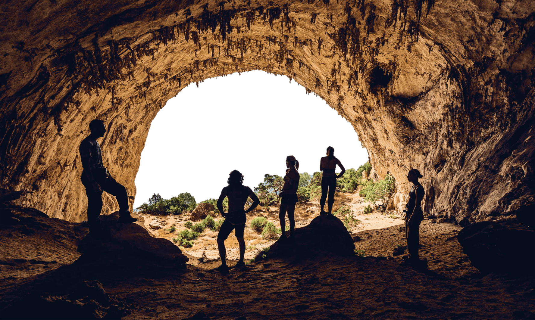 Sardinia has numerous caves situated on limestone cliffs with amazing views over the Mediterranean Sea.
