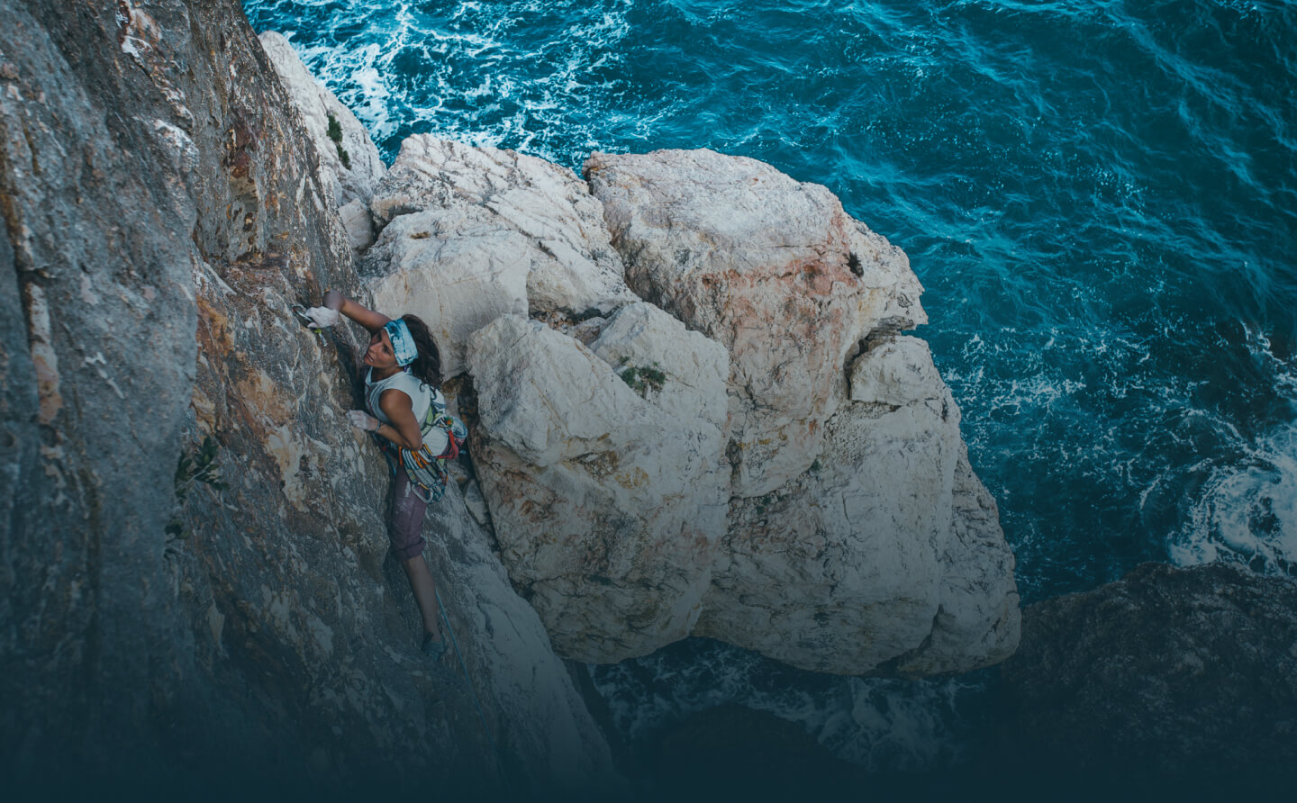 Rock climbing directly by the sea is what makes this one of the best adventures in Sardinia.