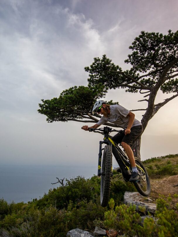 Mountain biking along the captivating Croatian coast