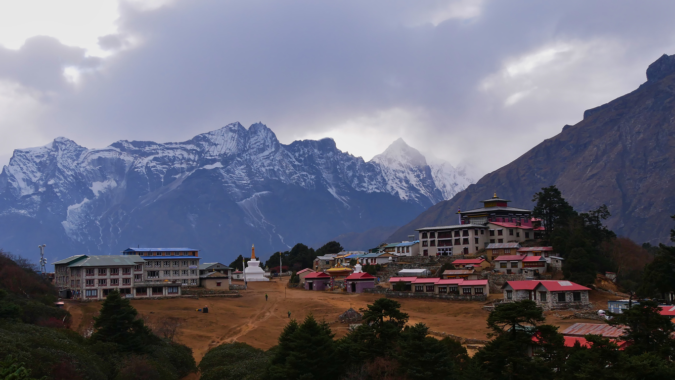 The village of Tengboche, Nepal