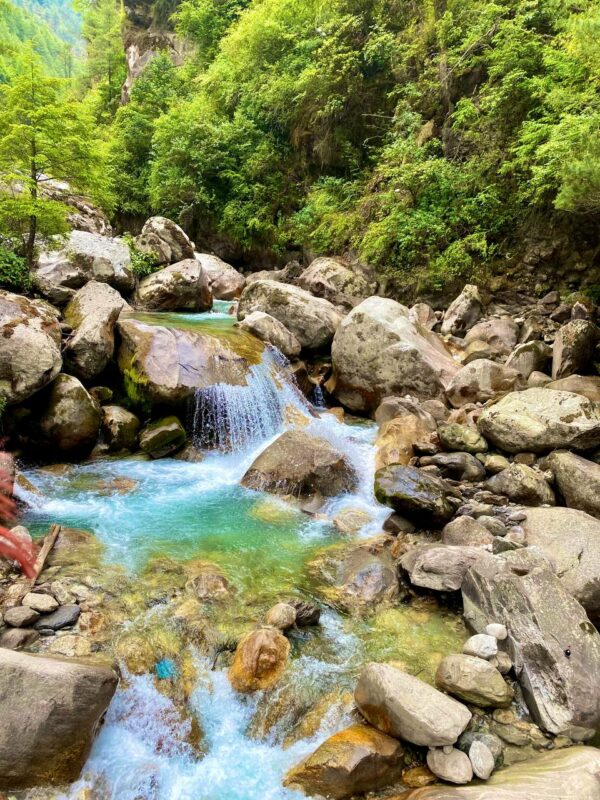 Waterfall along the trek.