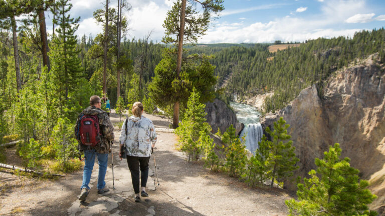 Hiking and camping in Yellowstone and Grand Teton, Wyoming