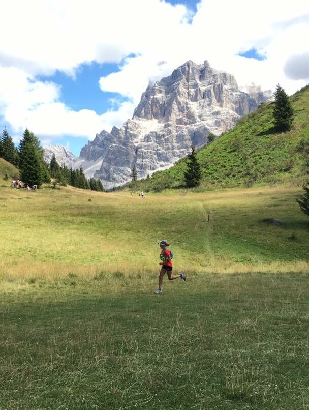 Hut-to-hut trail running in the Dolomites